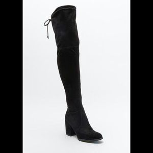 Unisa Black Over the Knee Boots